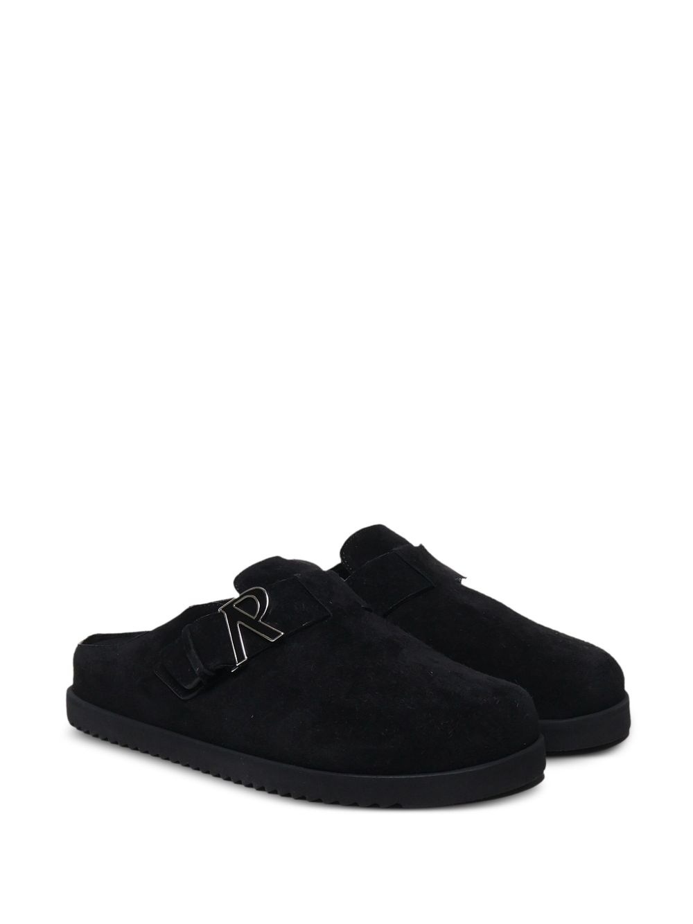 Initial suede slippers - 2