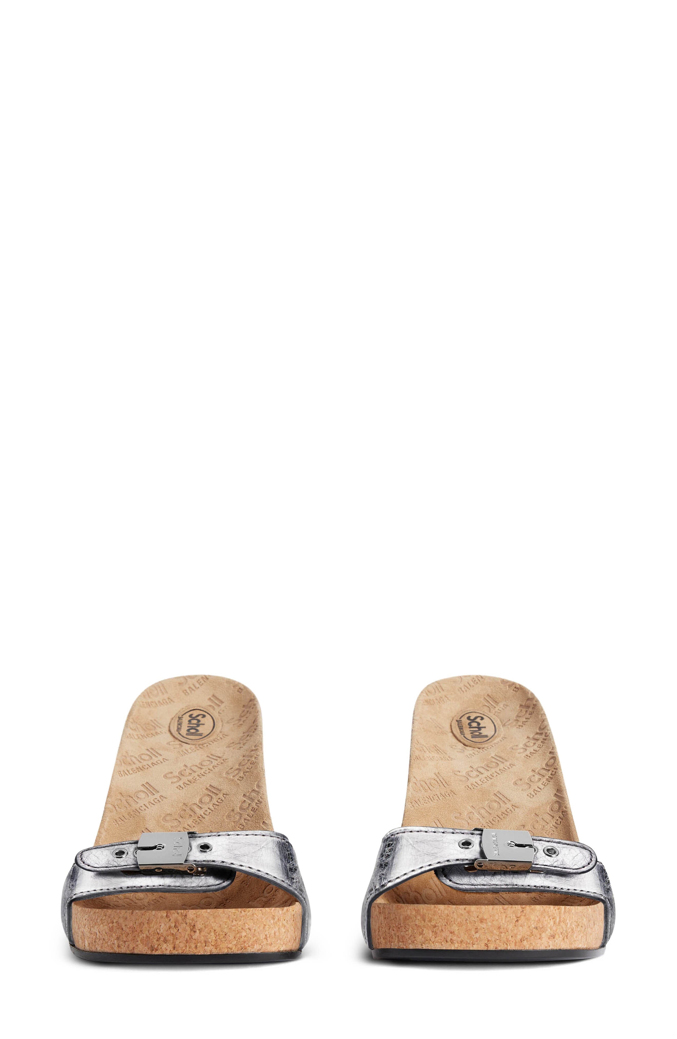 Balenciaga x Scholl Sandal in Silver/Silver at Nordstrom - 3