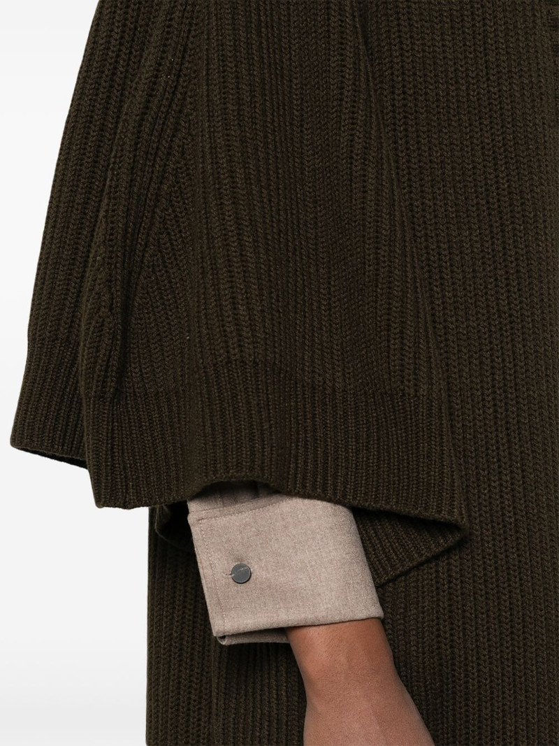 cropped-sleeve cardi coat 5