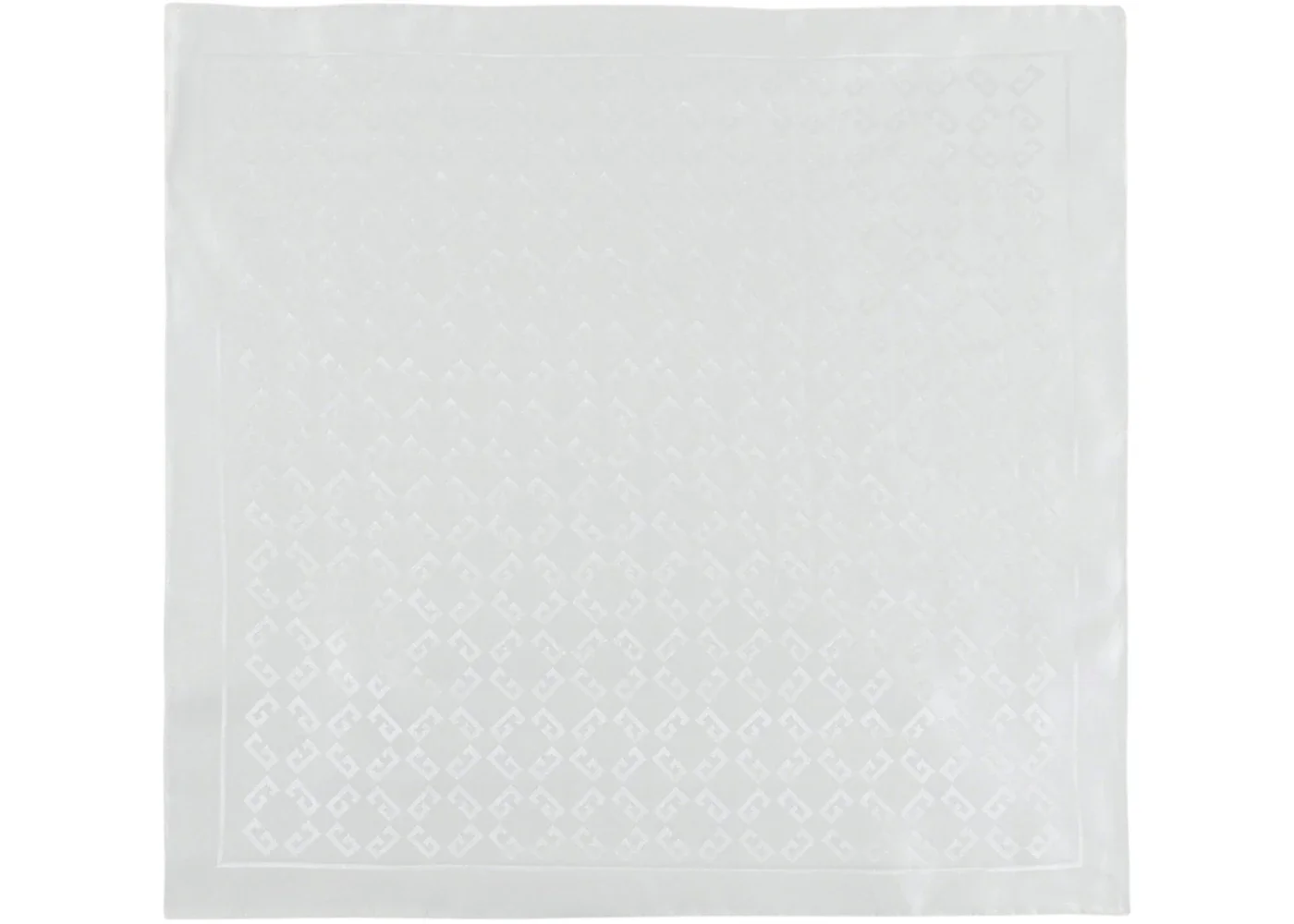 Givenchy 4G Monogram Pocket Square White - 1