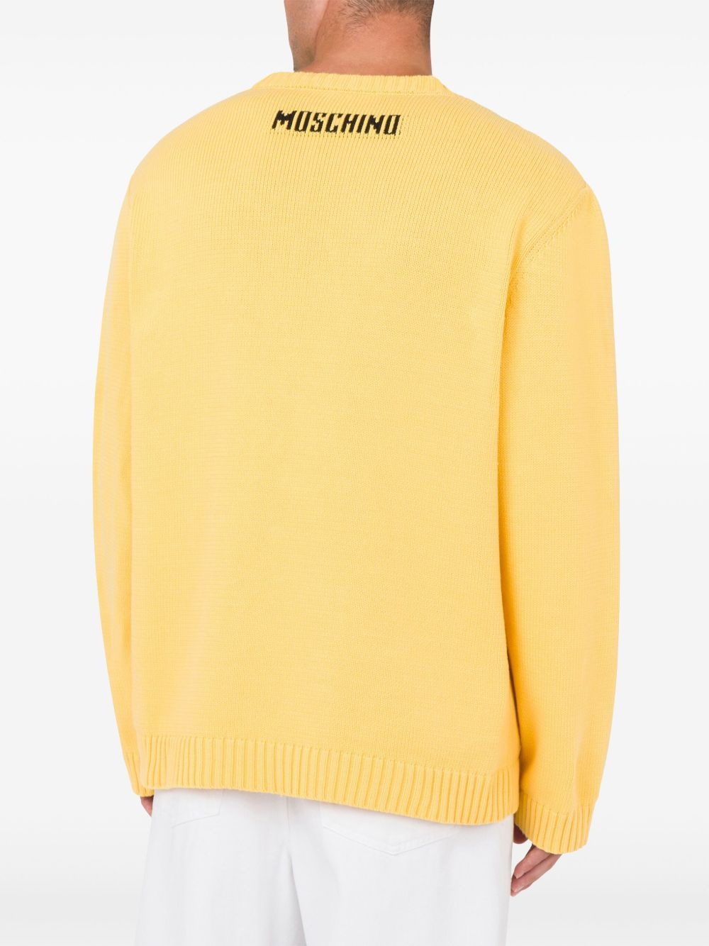 logo-embroidered jumper - 3