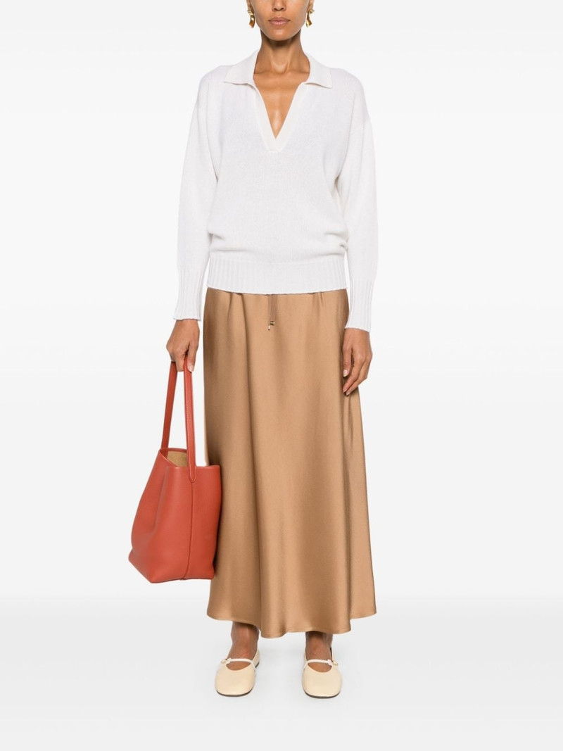 Herno satin maxi skirt outlook