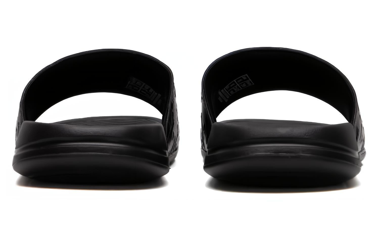 PUMA Popcat 20 Superlogo Slides 'Black White' 395420-01 - 5
