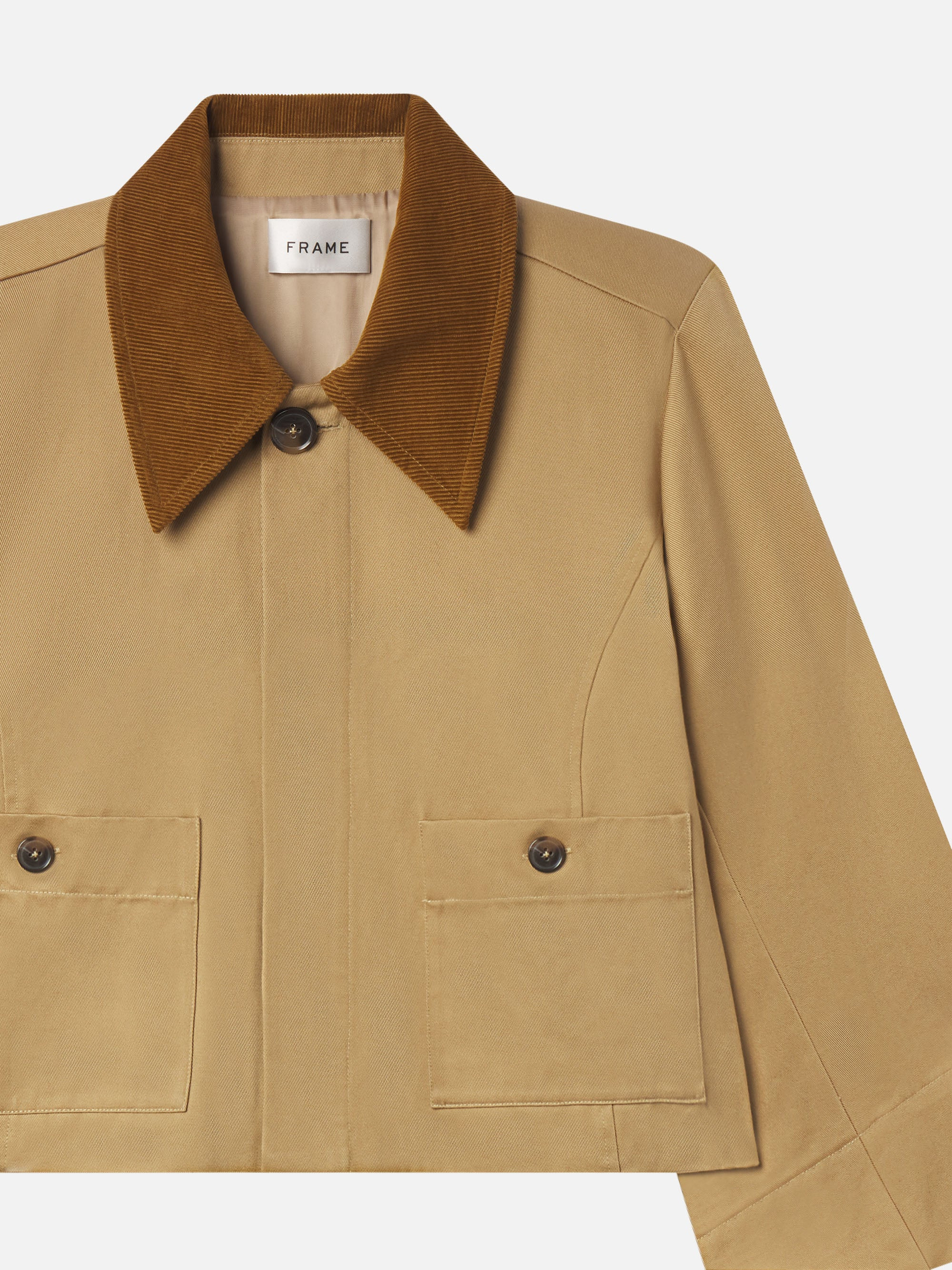 The Mini Swing Jacket in Khaki - 2
