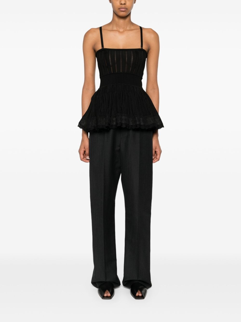 high-waist tailored trousers - 2