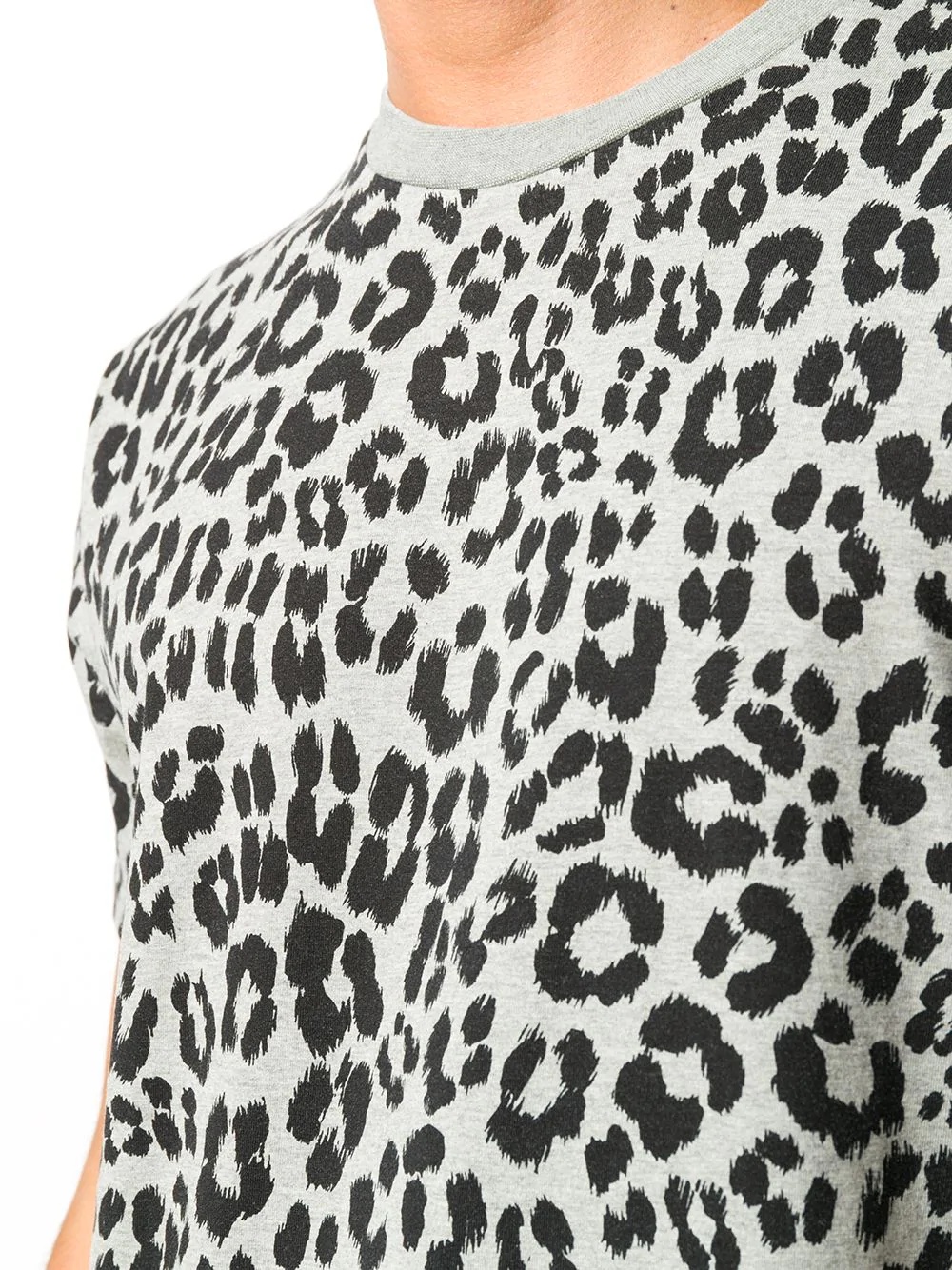 leopard-print cotton T-shirt - 5