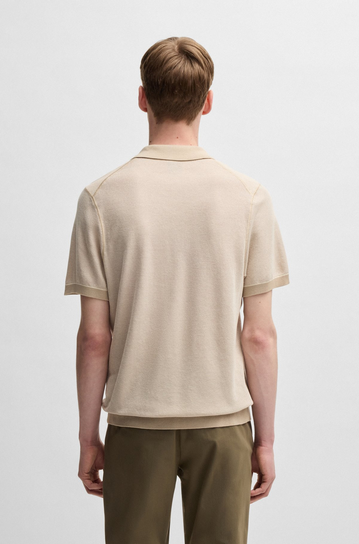 SWEATER WITH JOHNNY COLLAR - 5