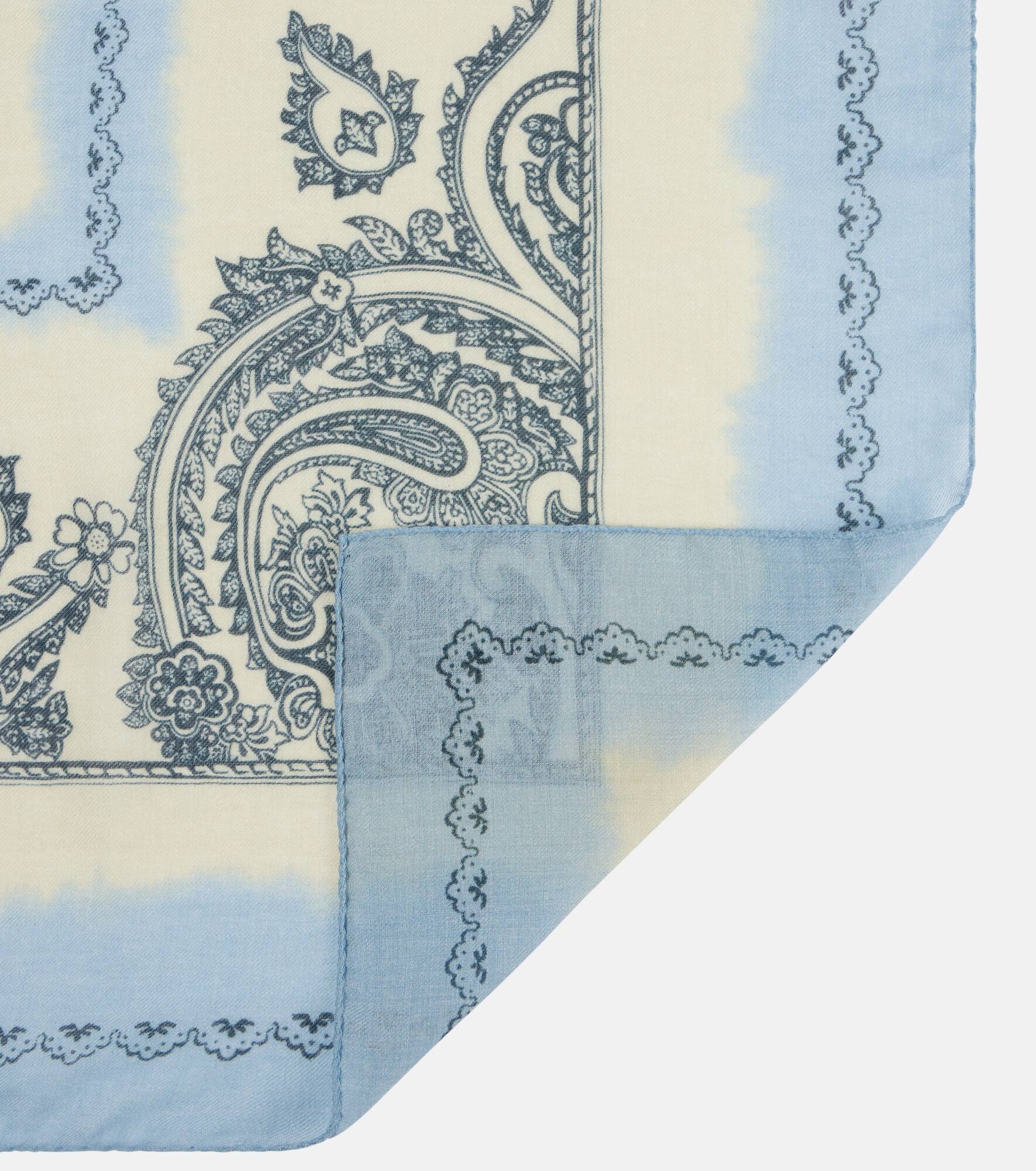 Printed wool scarf - 5