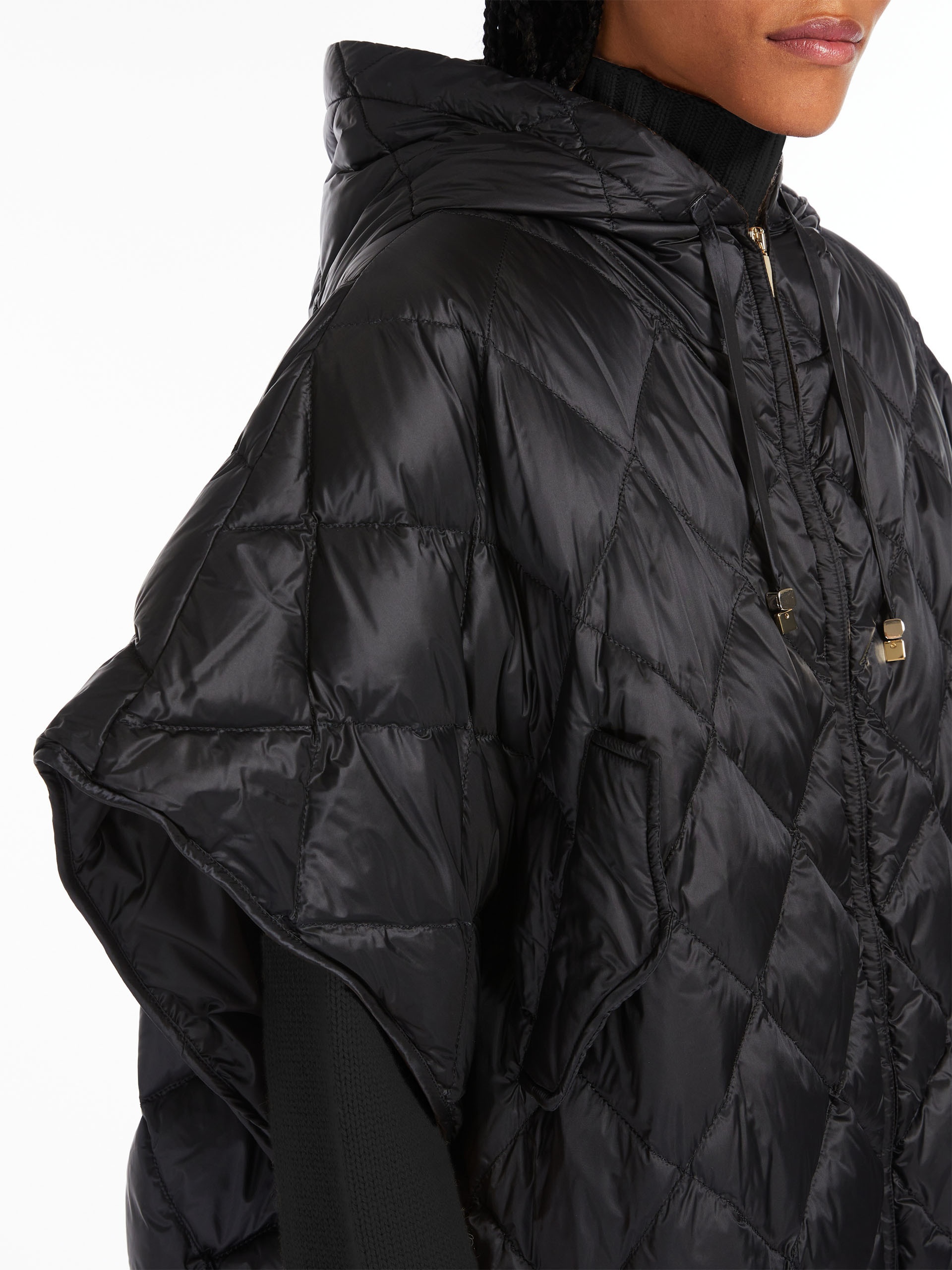 TREMAN Cape with hood in water-repellent canvas - 5