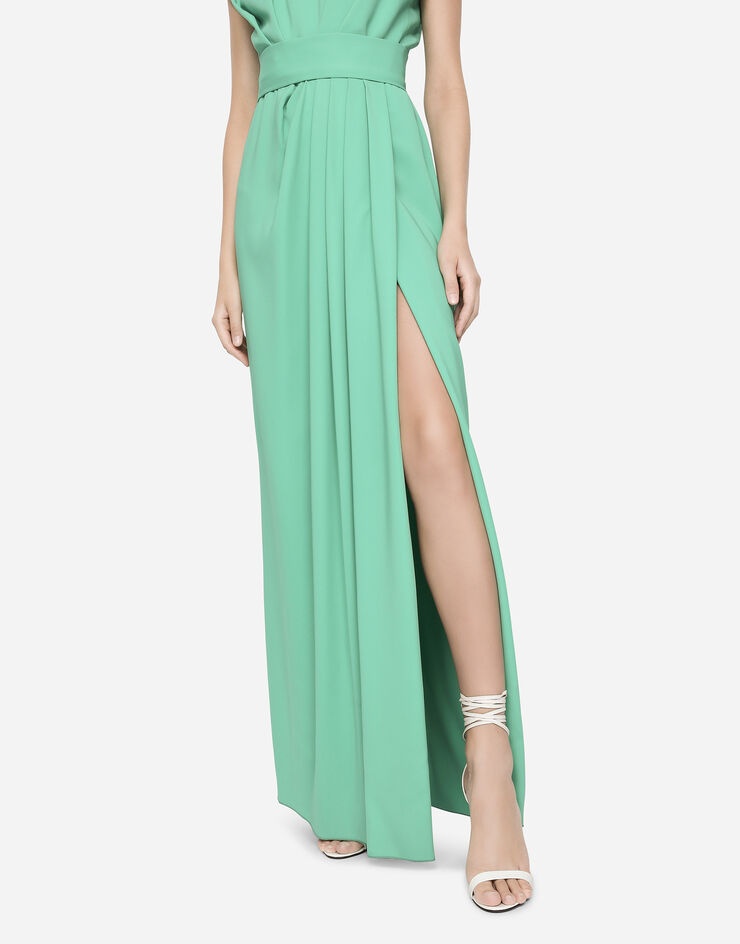 Long cady dress with slit - 5