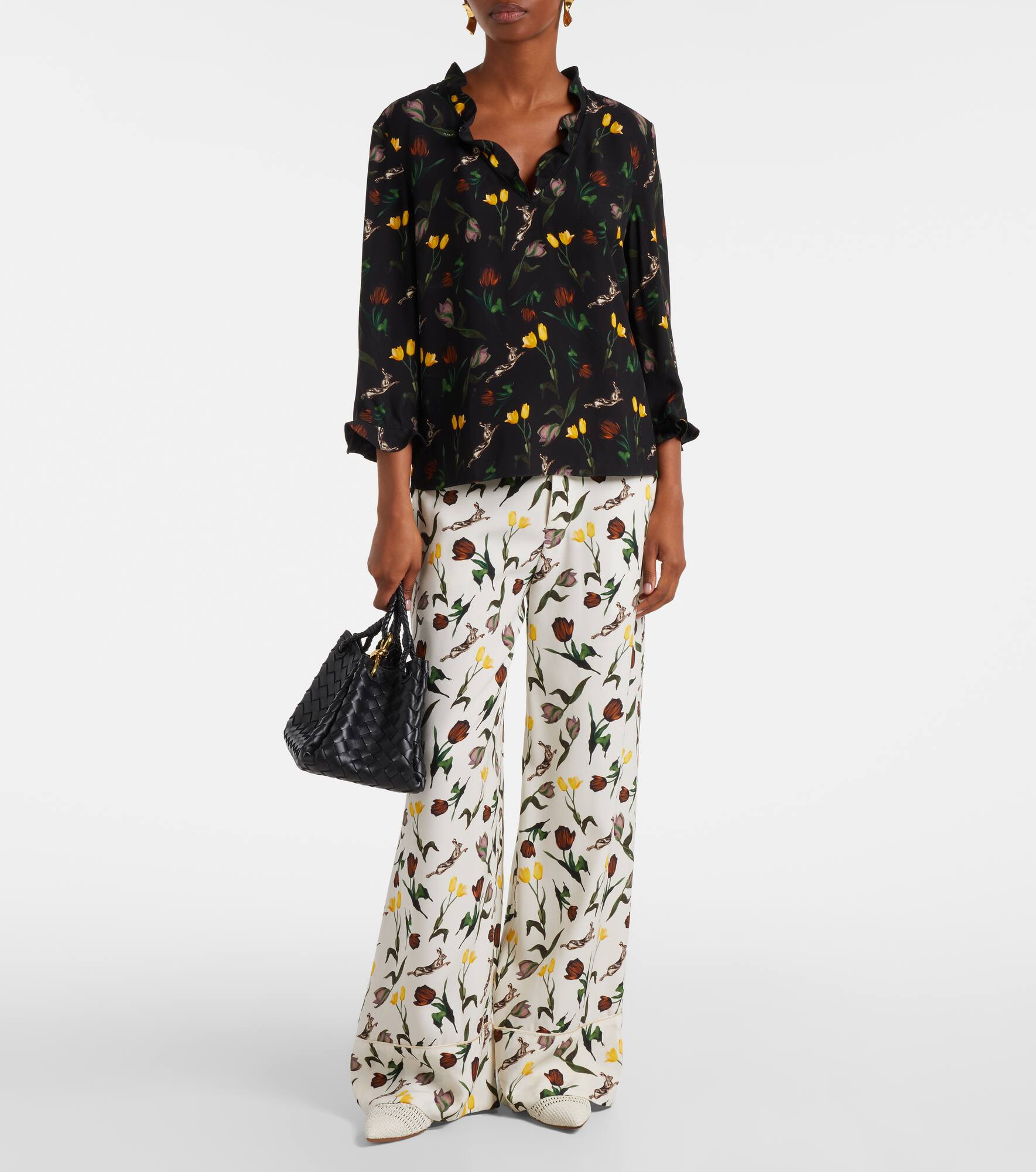 Ruffled floral top - 2