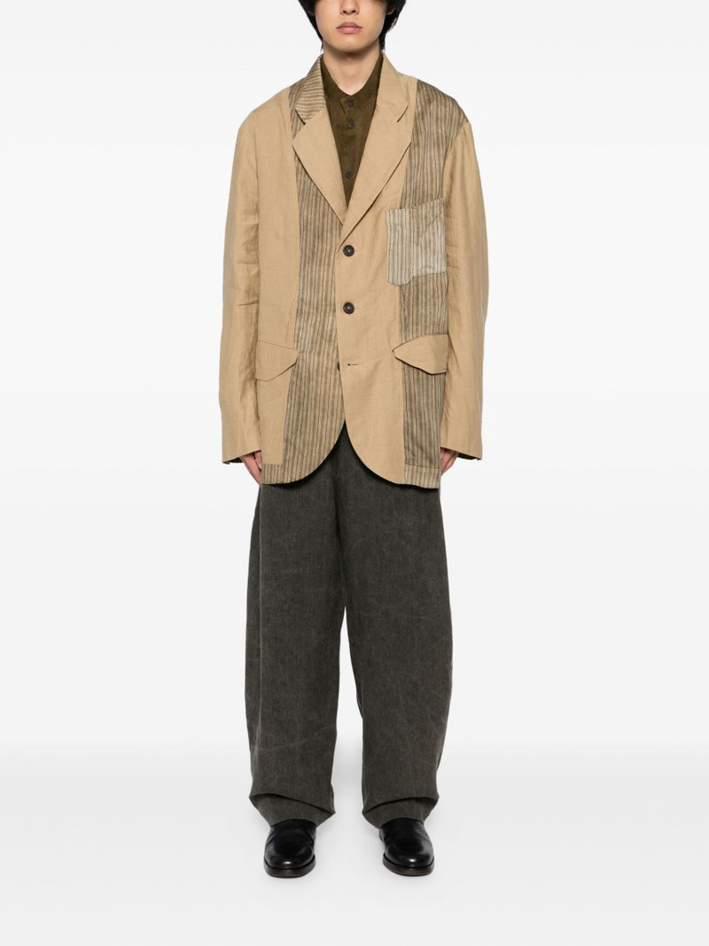 Ziggy Chen striped blazer outlook