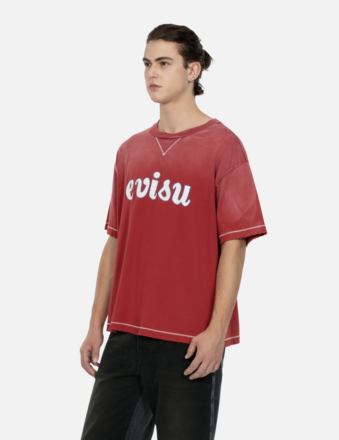 LOGO PRINT BOXY T-SHIRT - 7