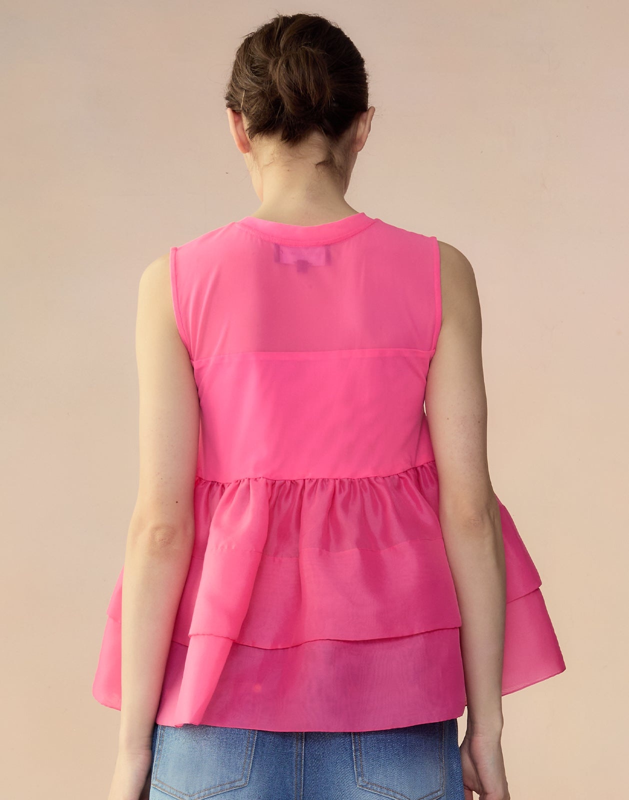 Chloe Organza Flower Top - 6