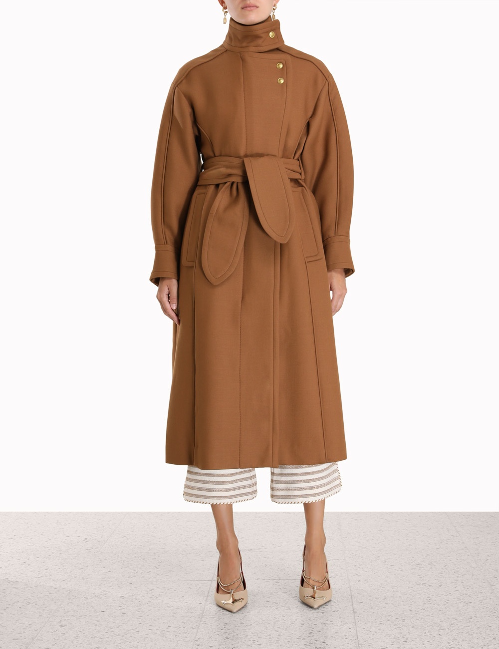 HIGH TIDE FUNNEL NECK COAT - 2