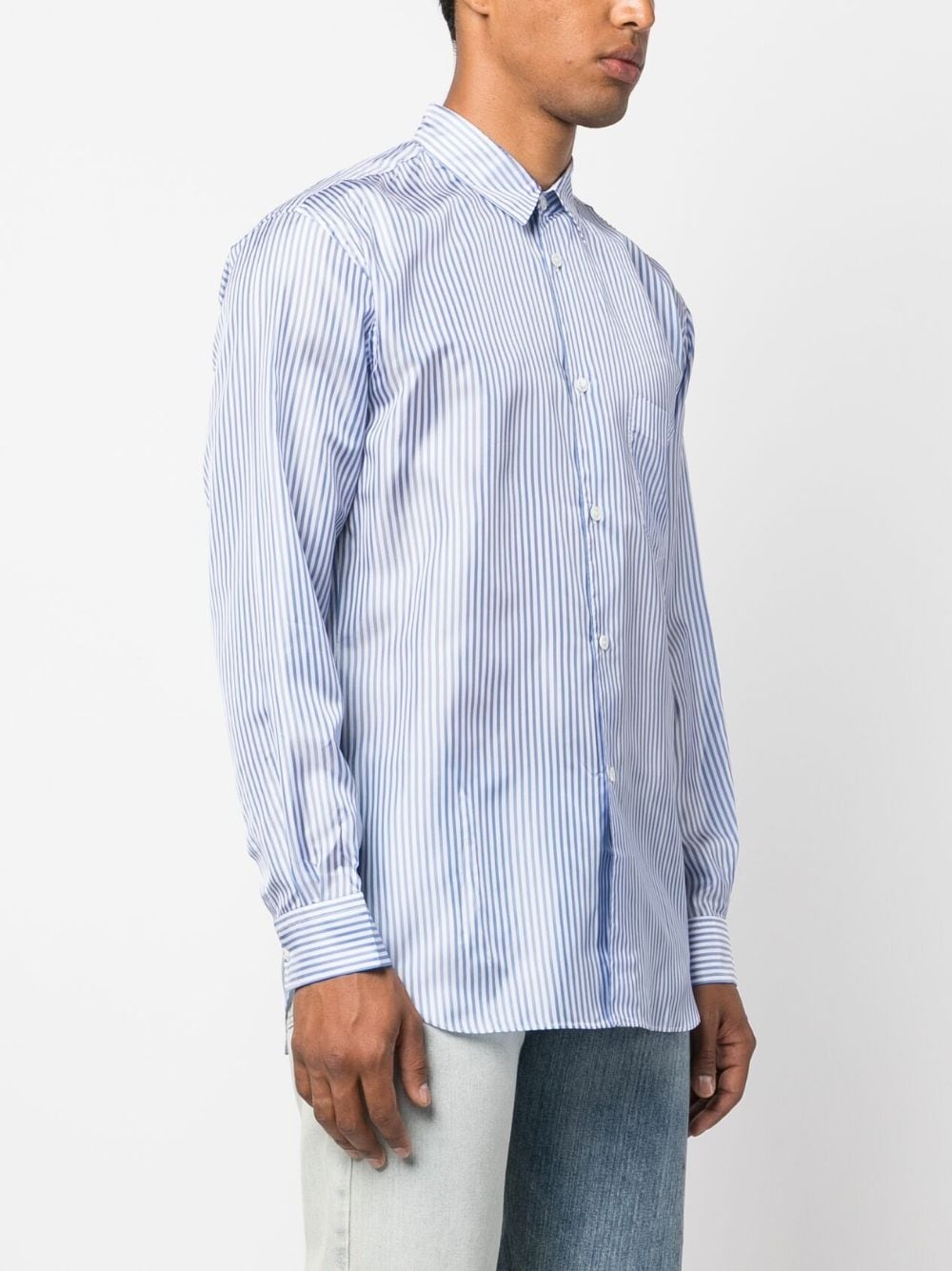 striped long-sleeve shirt - 3