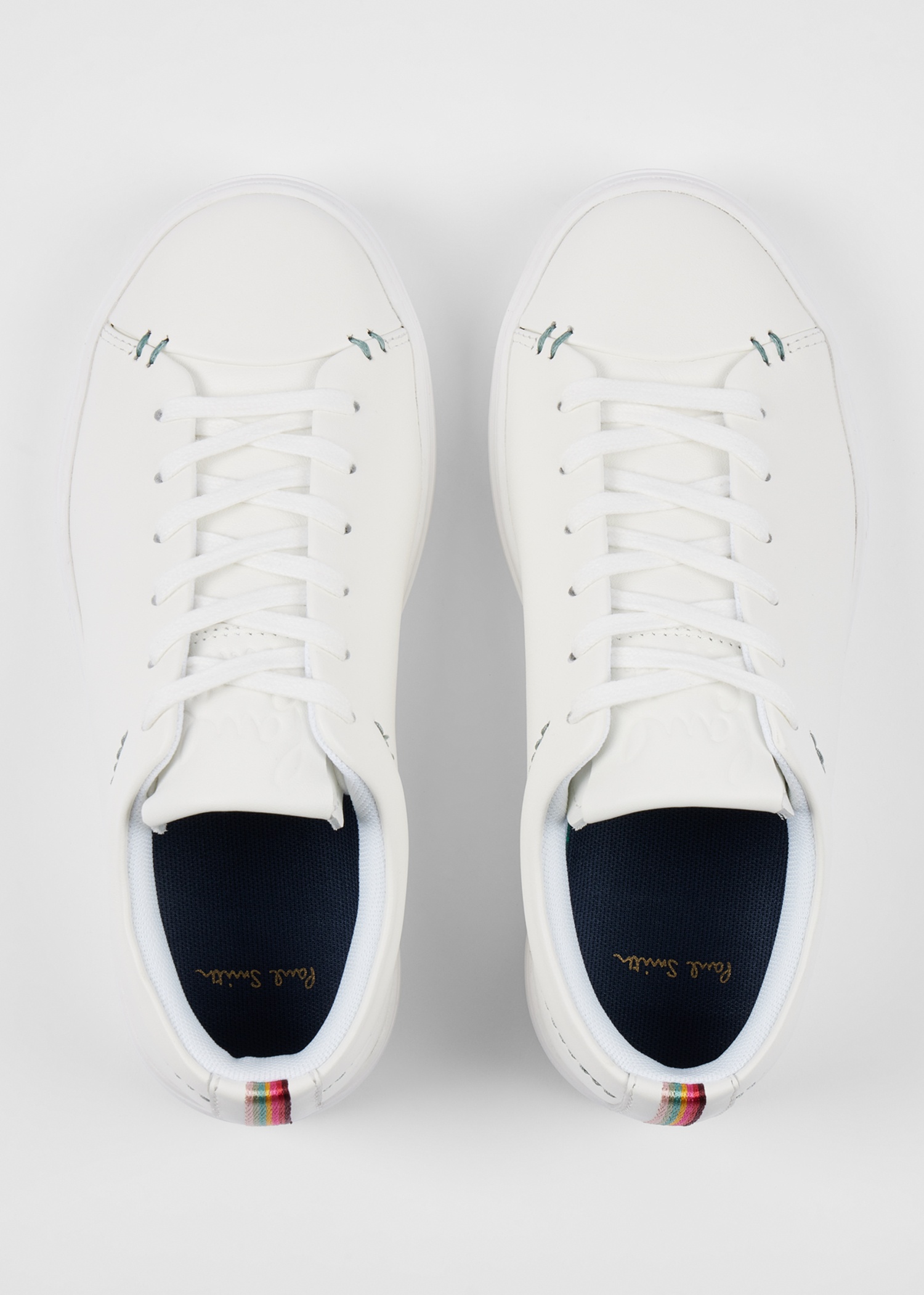 Women's White 'Leanne' Nubuck Trainers - 5