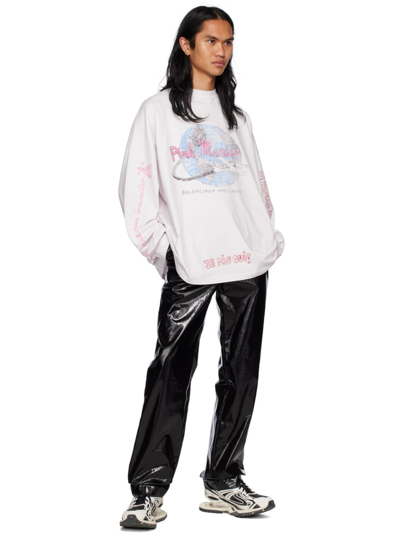 BALENCIAGA Black & White X-Pander Sneakers outlook