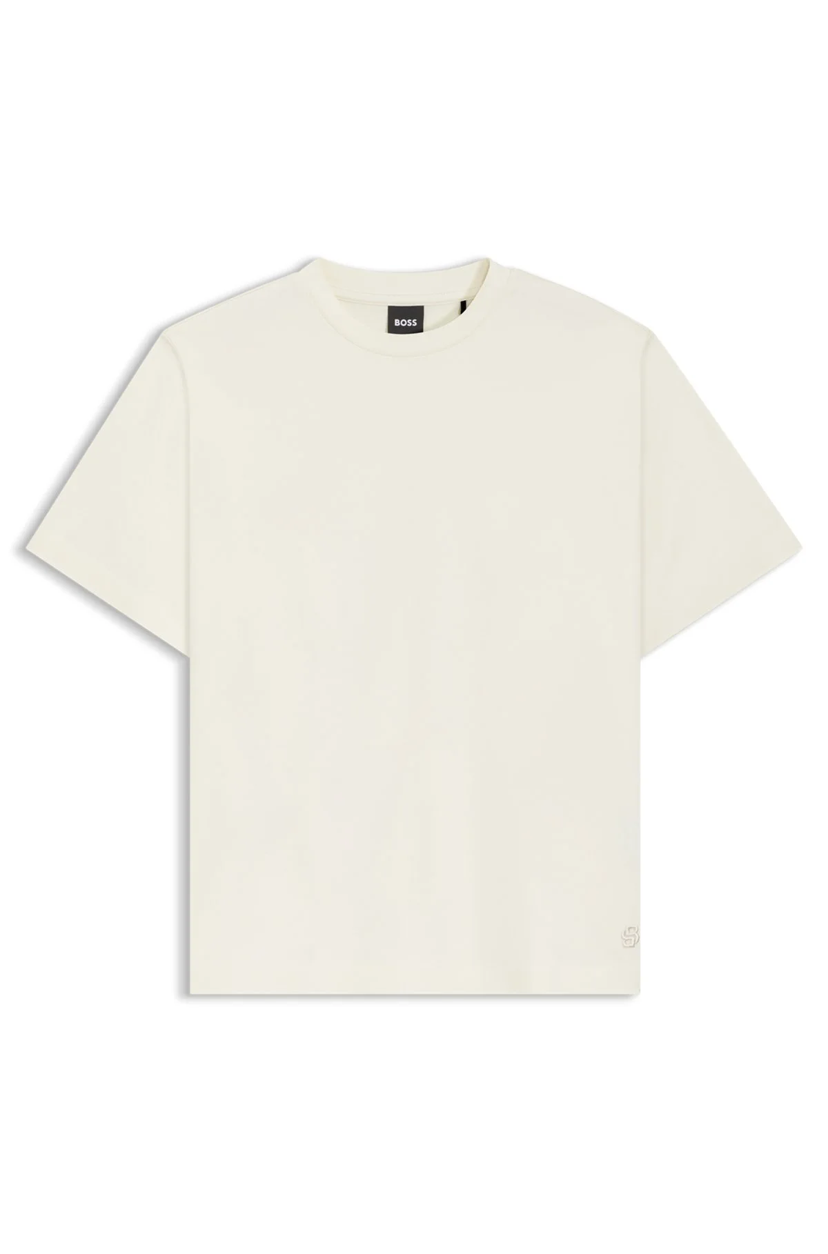 RELAXED-FIT T-SHIRT IN MERCERIZED COTTON - 1