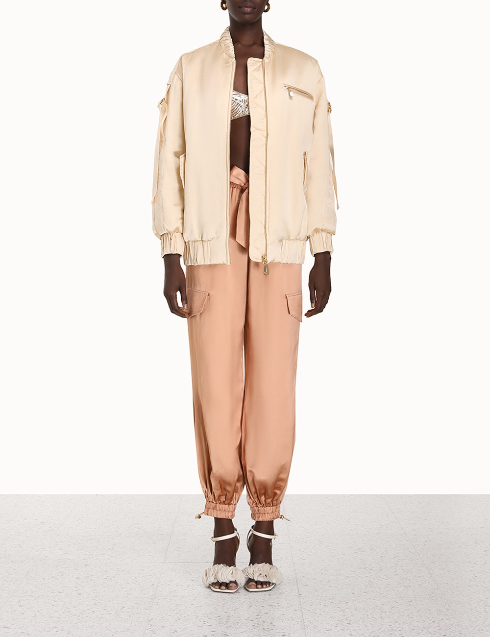 WONDERLAND PADDED BOMBER - 3