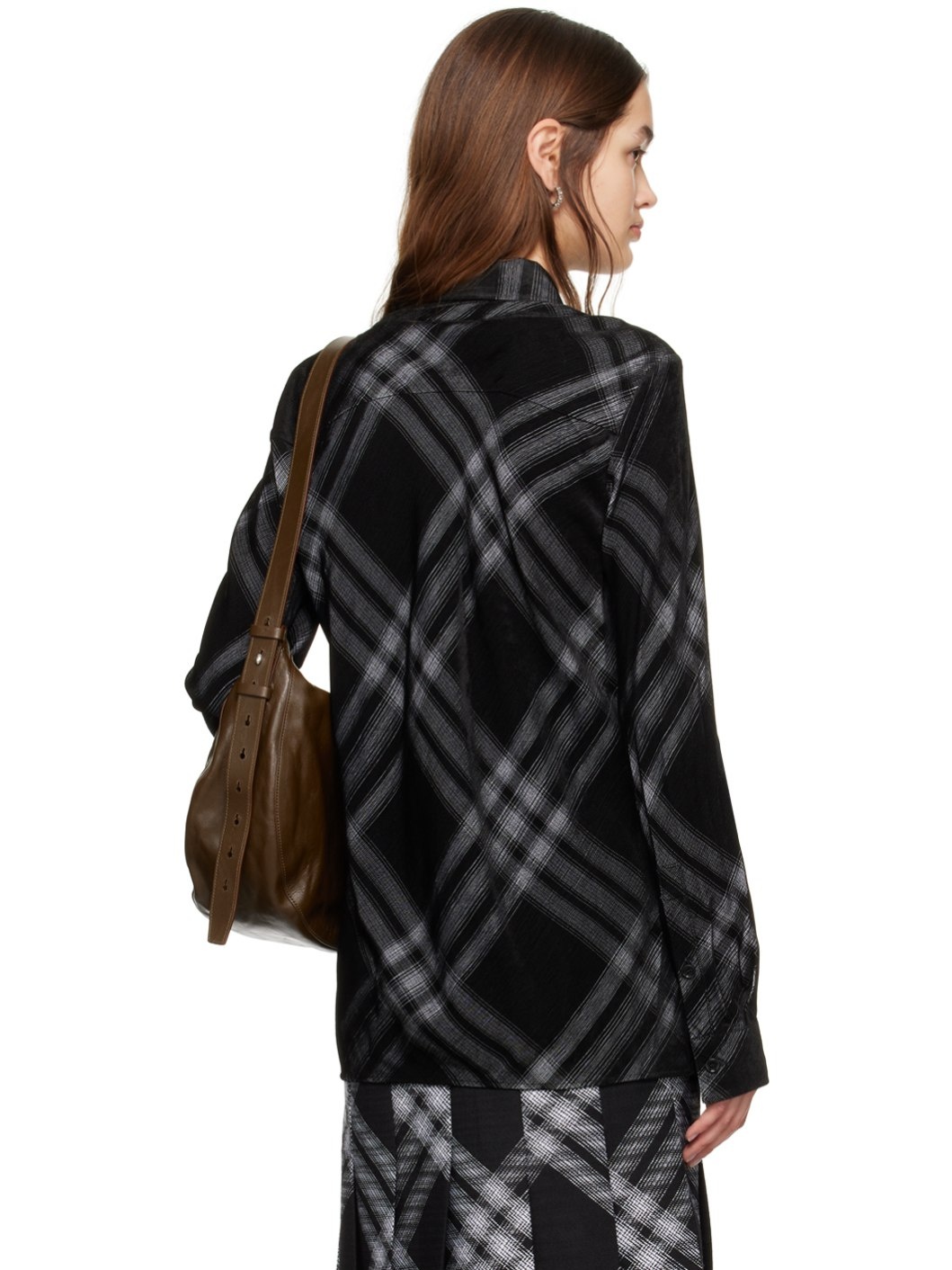 Black Check Shirt - 3