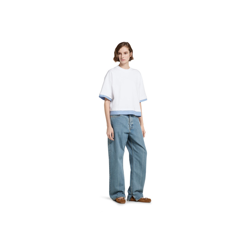 GUCCI Soft jersey T-shirt with embroidery outlook