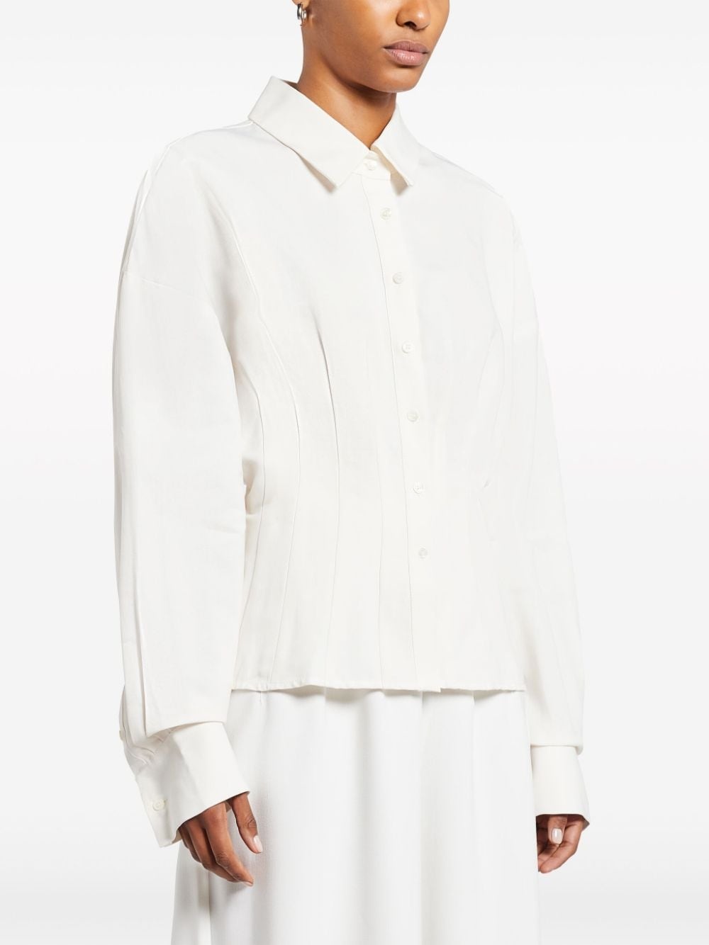 Ophelia pintuck-detail shirt - 3