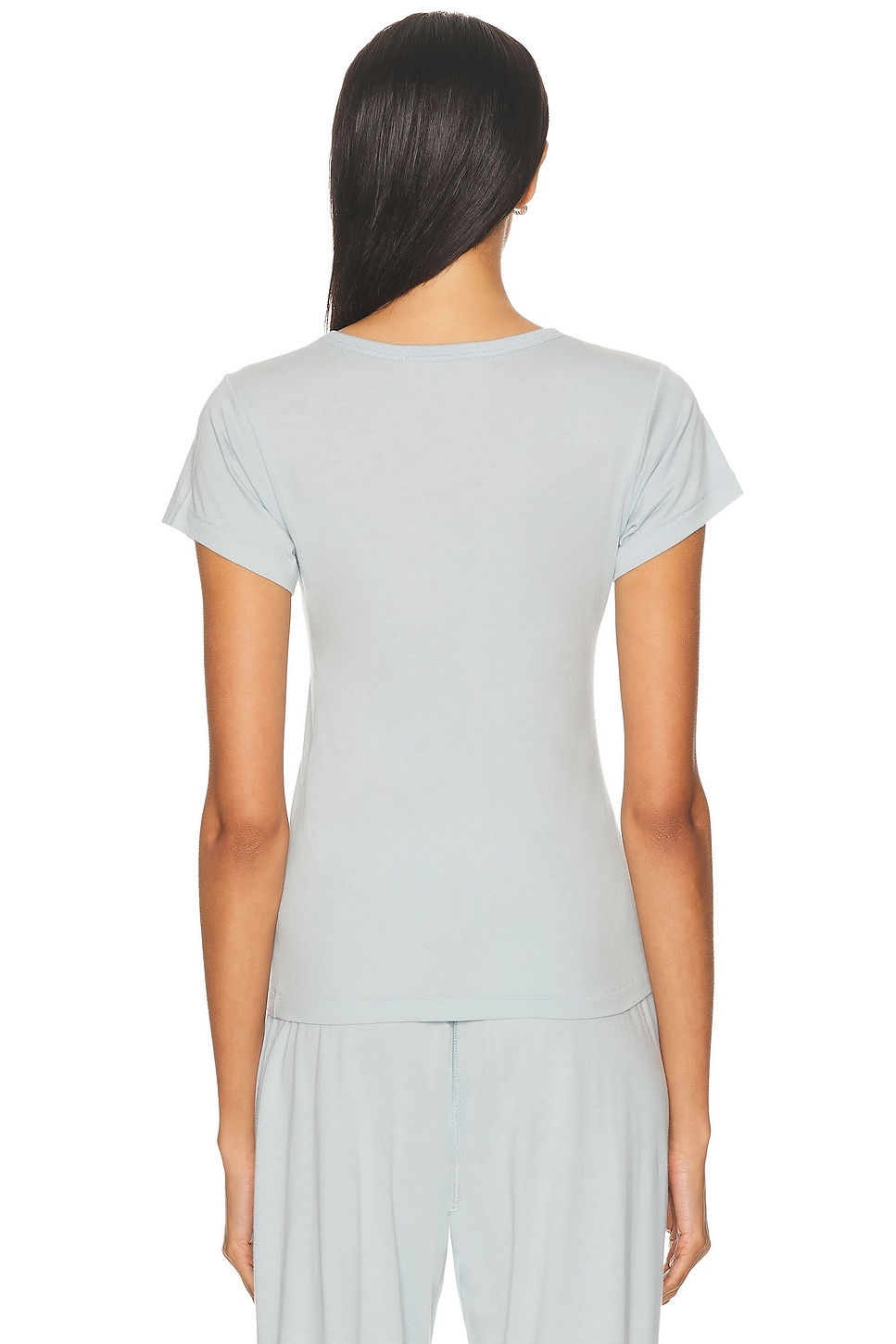 Fitted Crewneck Short Sleeve T-Shirt - 3