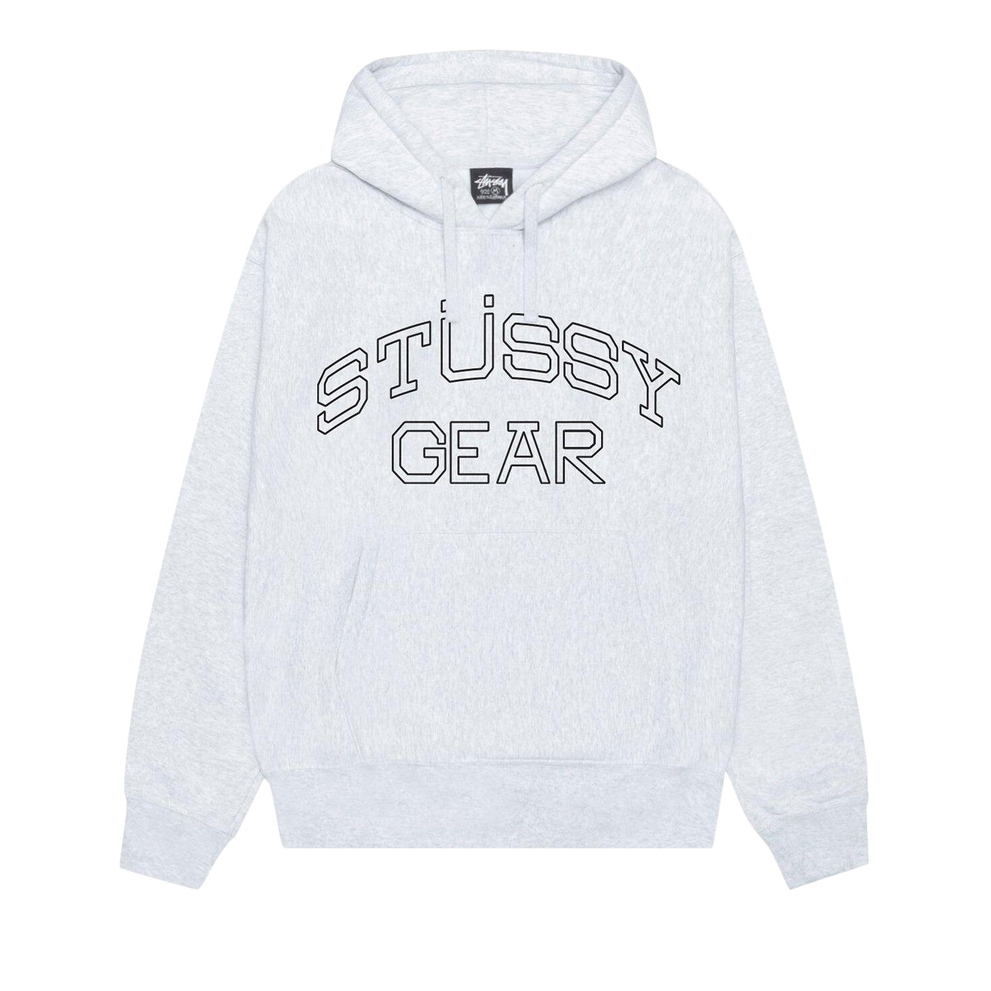 Stussy Gear Hoodie 'Ash Heather' - 1