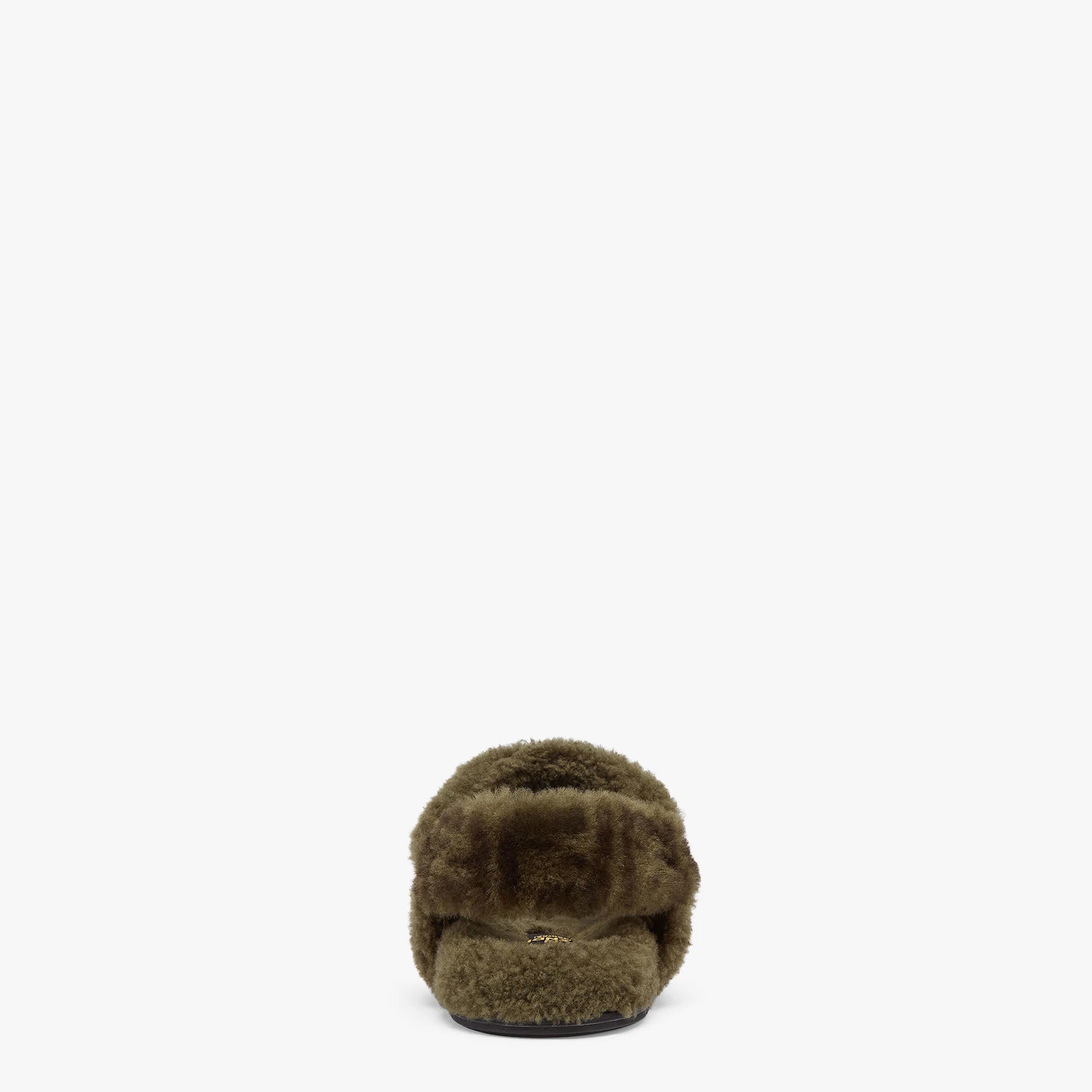 Green sheepskin sandals - 3