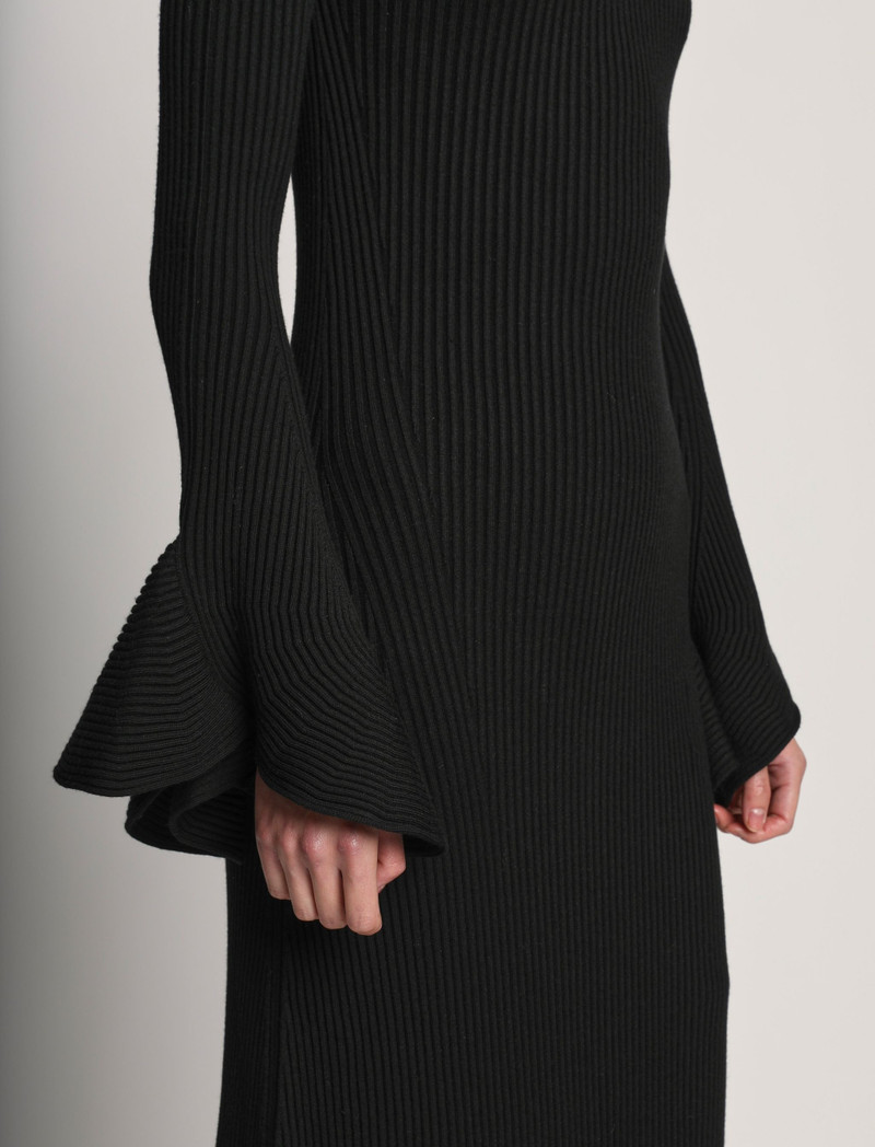 Fluted Rib Knit Dress 5