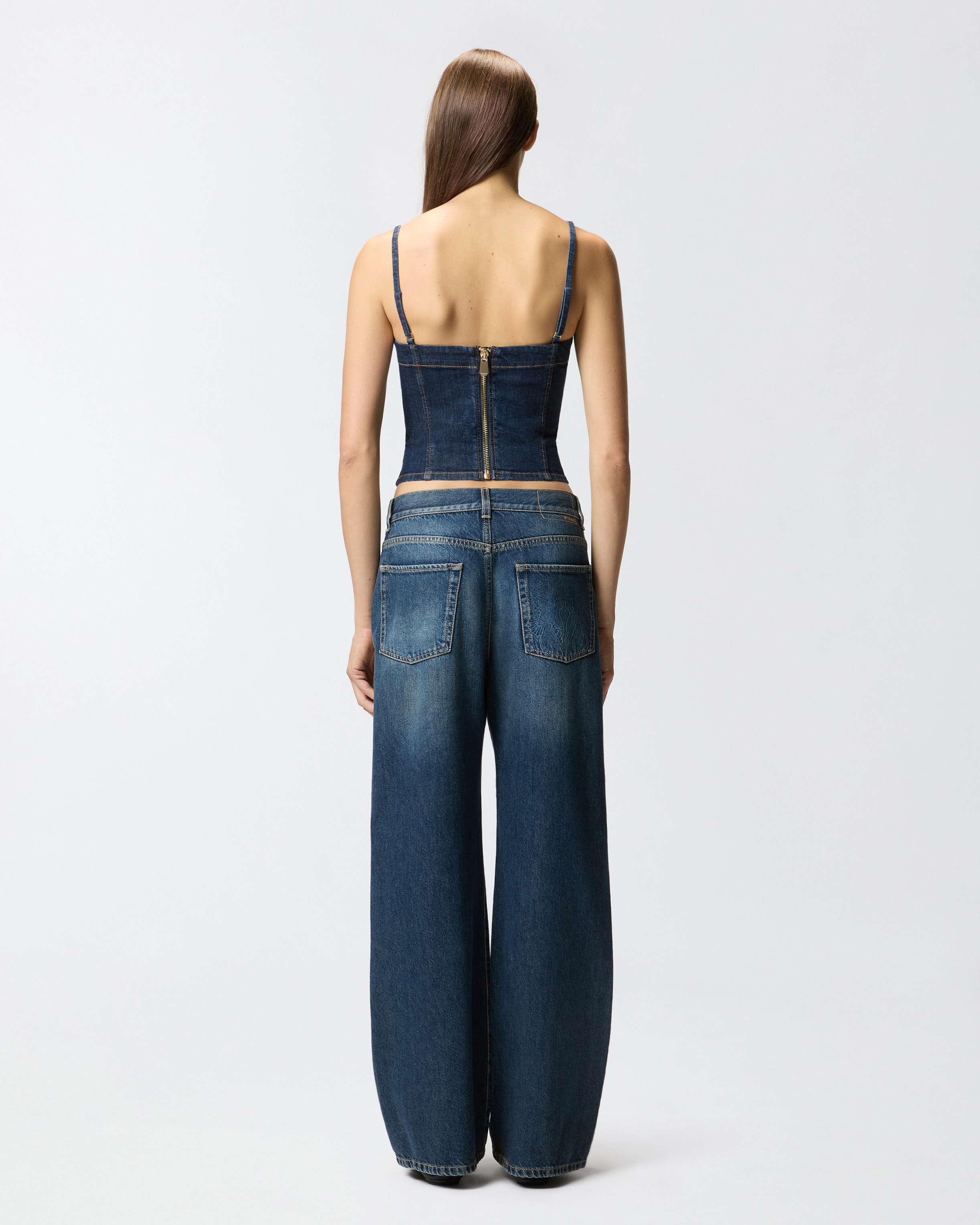 COMFORT DENIM BUSTIER TOP - 4