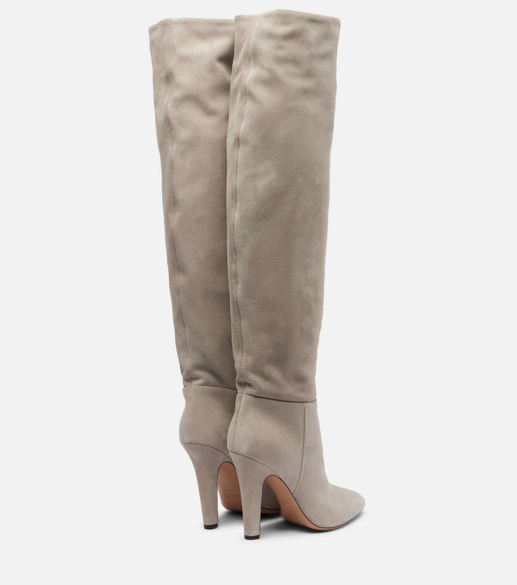 Elsa 100 suede over-the-knee boots - 2