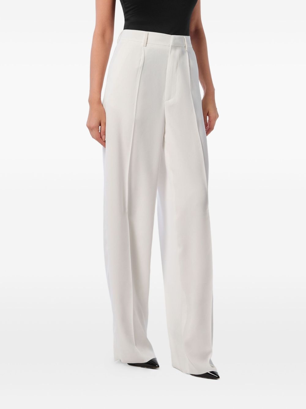 pleat-detailing trousers - 3