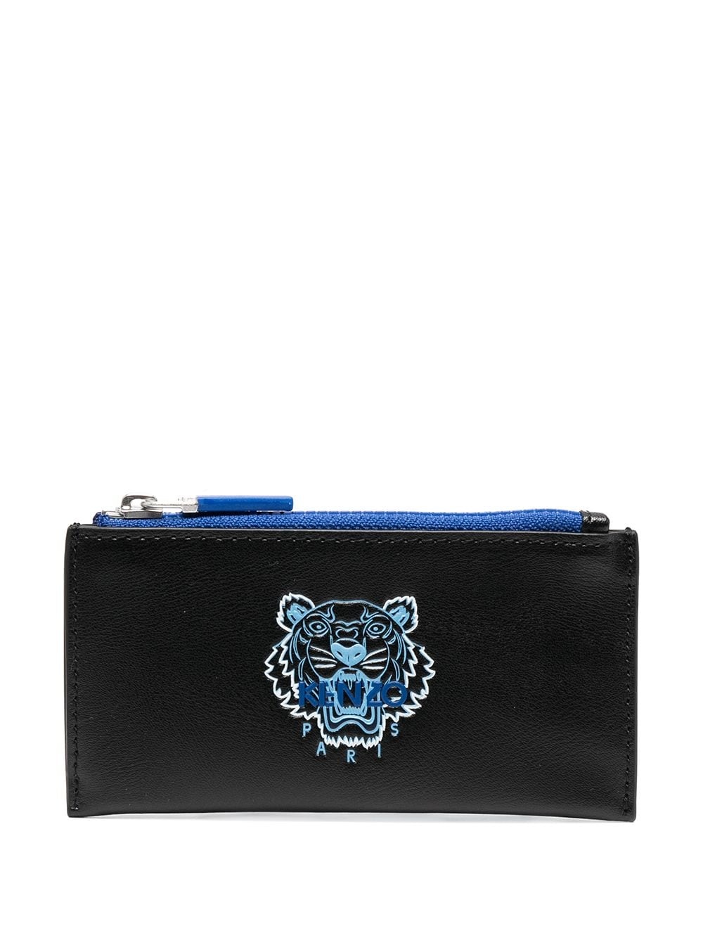 Ekusson Tiger zipped leather cardholder - 1