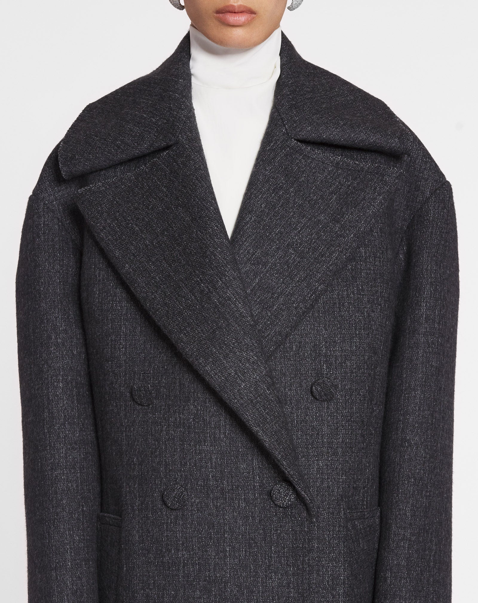 LOOSE-FIT TWO-TONE COAT - 5