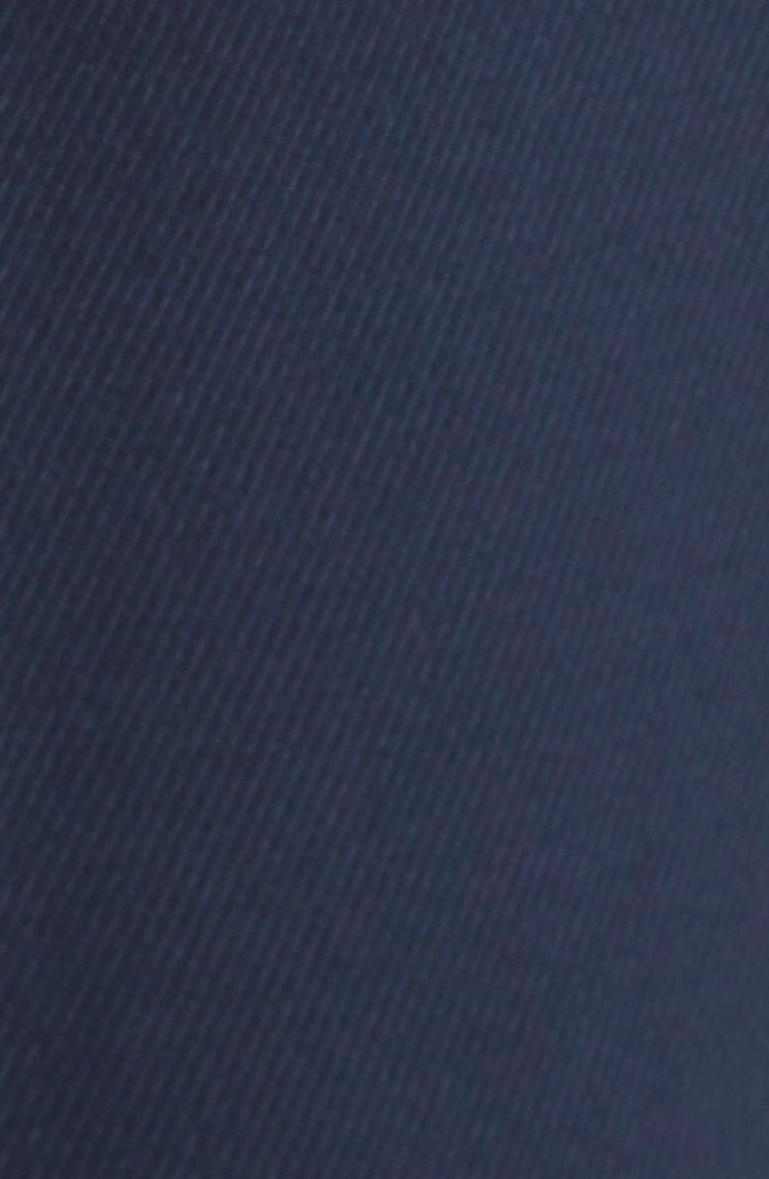 McQueen Wool Cavalry Twill Straight Leg Pants in Navy at Nordstrom - 6