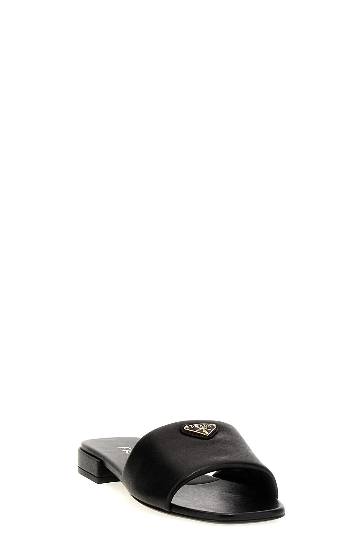 Logo leather sandals - 2