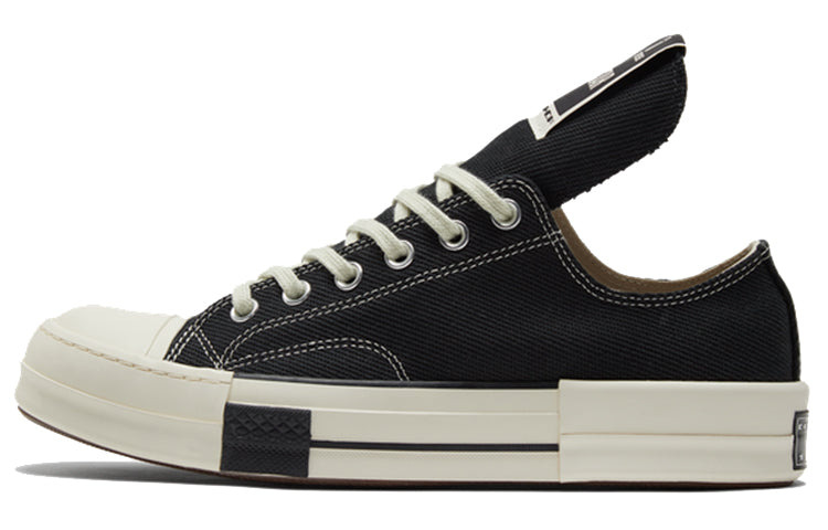 Converse Rick Owens x DRKSHDW DRKSTAR Chuck 70 Low 'Black' 172347C - 2