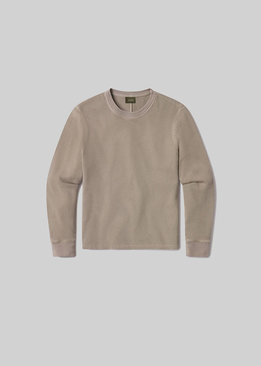 Waffle Crewneck
In Pelican - 1