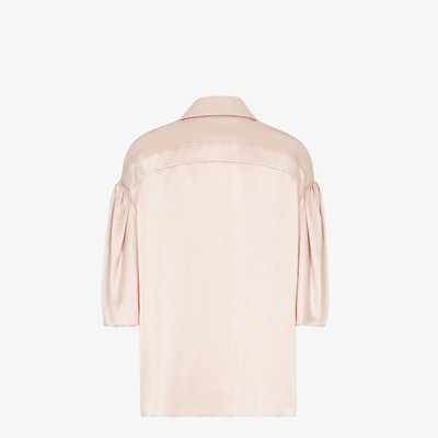 FENDI Pink silk blouse outlook