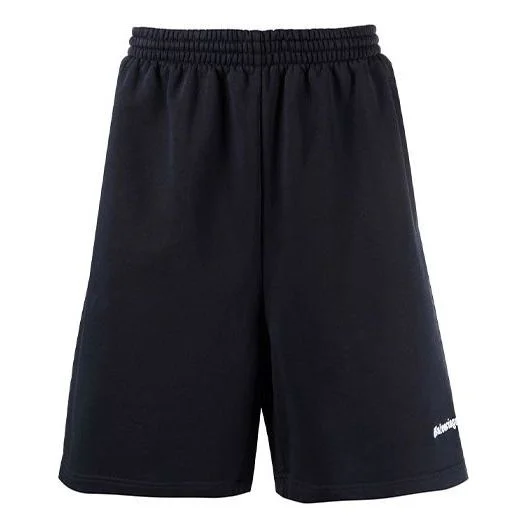 Balenciaga BB Corp Track Shorts 'Dark Blue' 674591TKVB53967 - 1