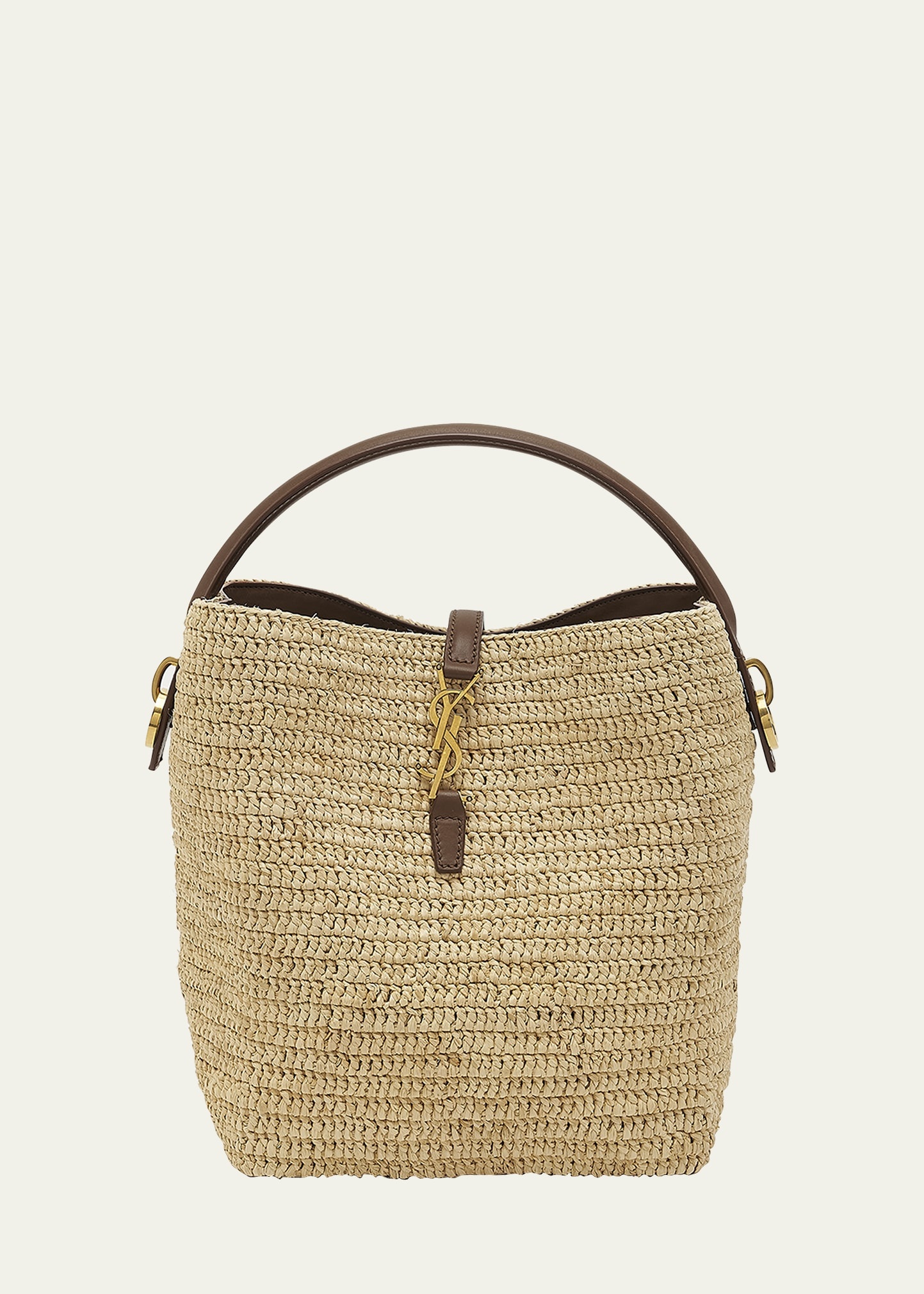 Le 37 Raffia Bucket Bag - 1