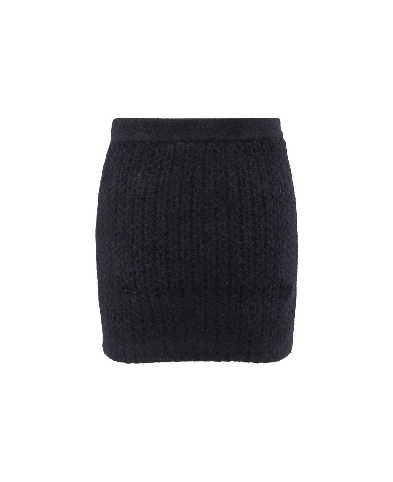Knitted Mini Skirt - 2