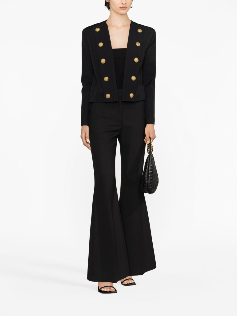 fitted wool jacket - 2