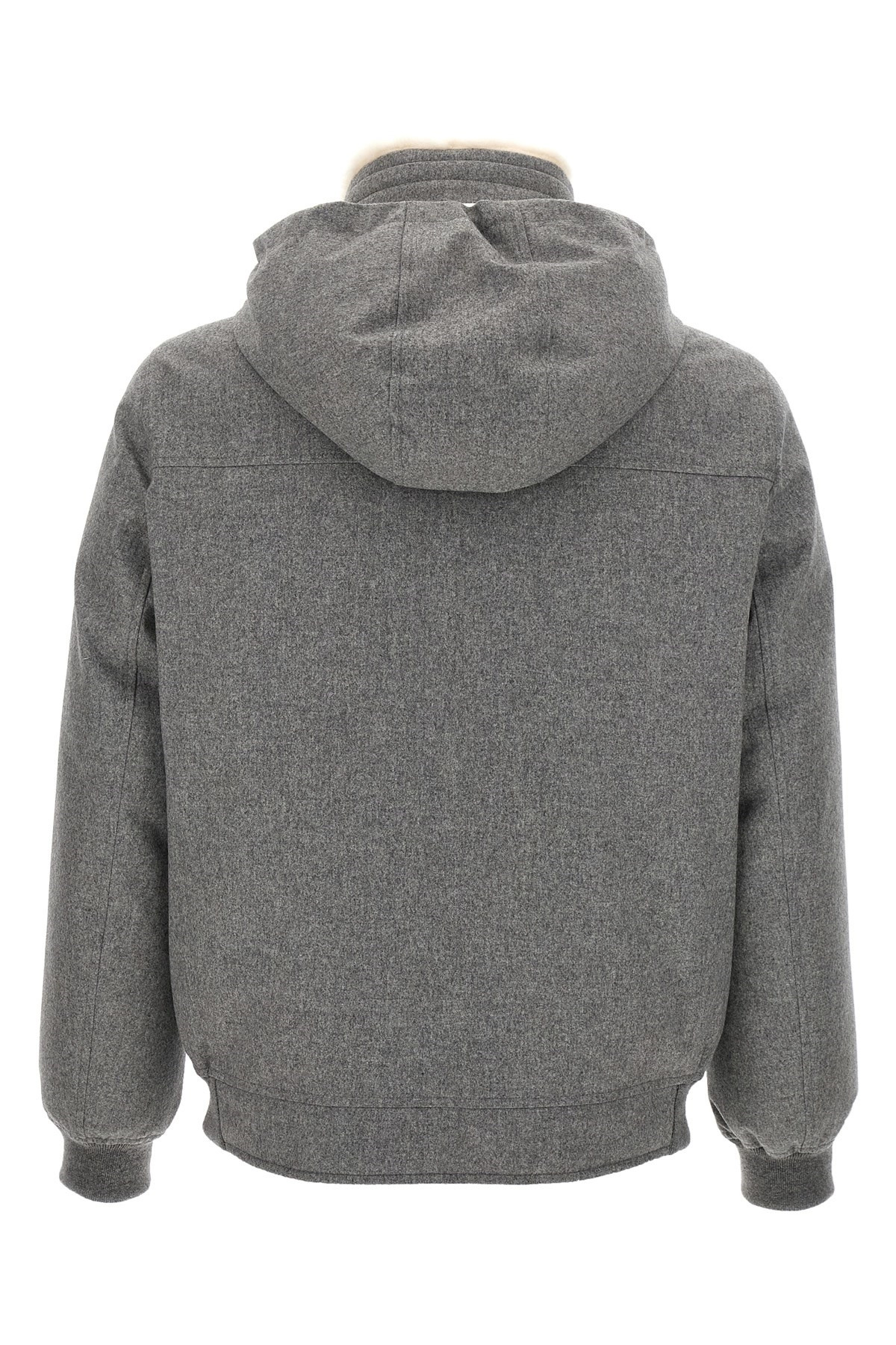 Sherling neck bomber jacket - 2