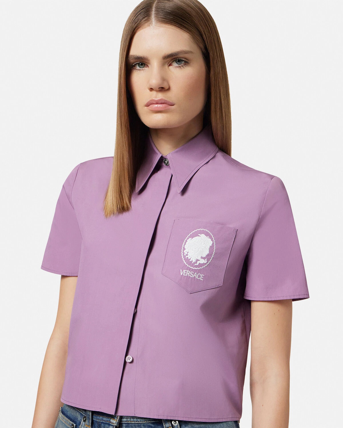 Embroidered Cameo Logo Top - 3