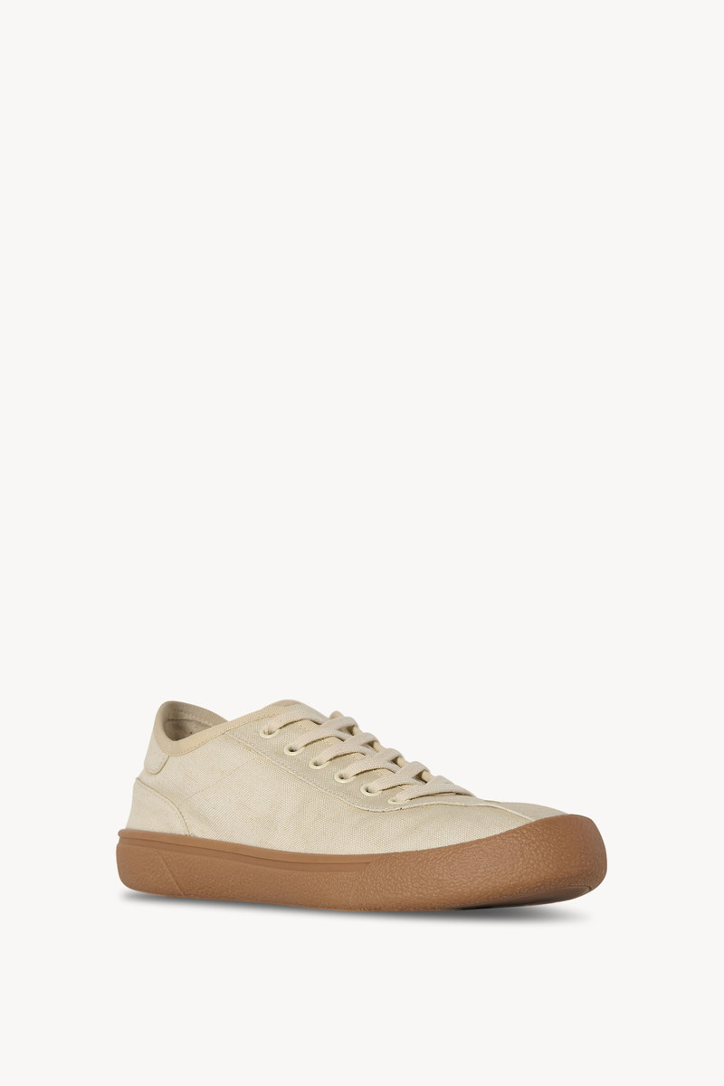 The Row Canvas Sneakers in Viscose and Linen outlook