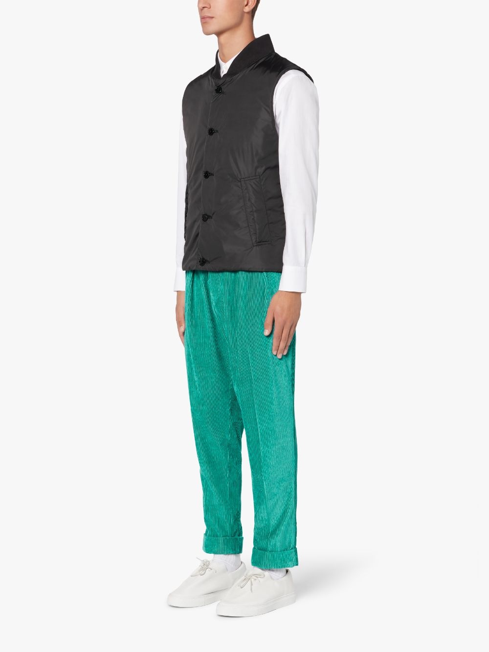 DUNDEE CHARCOAL NYLON LINER VEST | QC-107 - 3