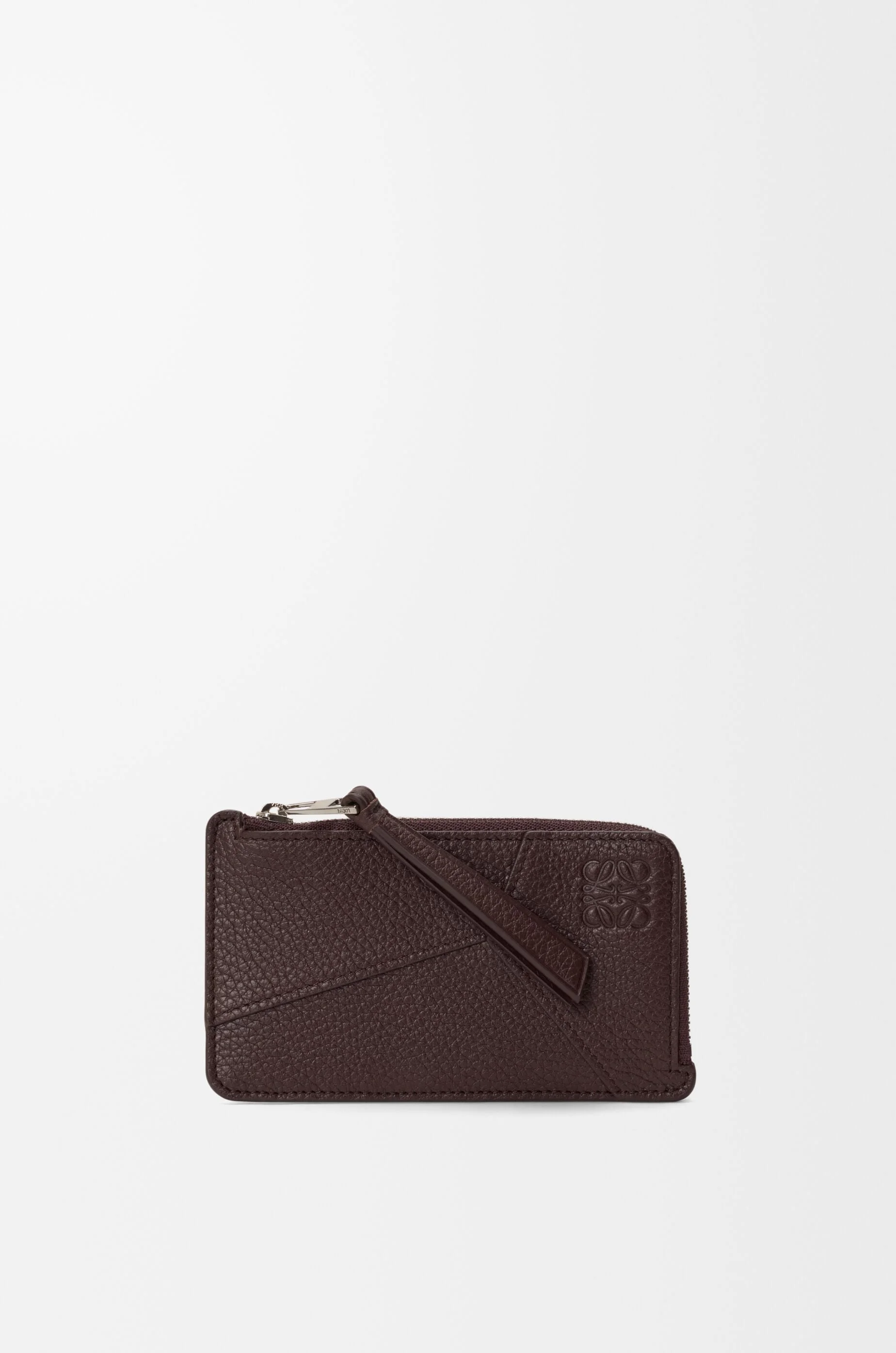 Puzzle coin cardholder in supple grained calfskin - 1